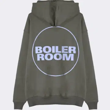 BOILER ROOM 후디 카키 M