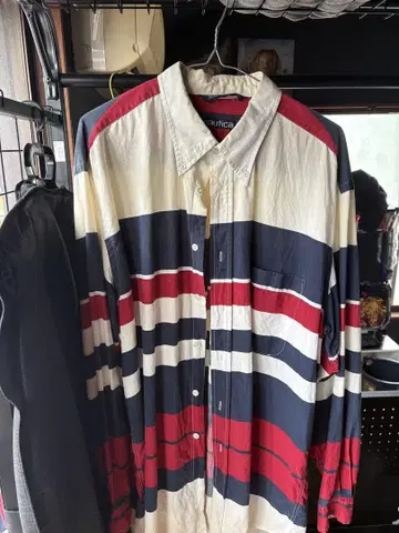 nautica XL/TG 스트라이프 셔츠 90s 00s bboy