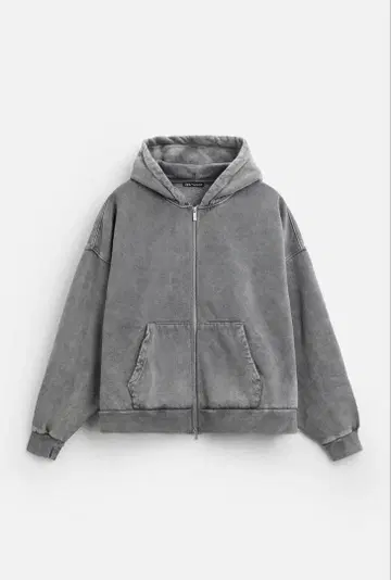 ZARA 후드티 워시 가공 후디 크롭 후드티