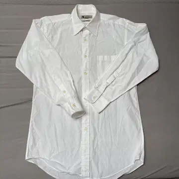 Aquascutum 화이트 긴팔 셔츠 38-80