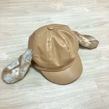 USJ 스누피 헌팅 캡 베이지