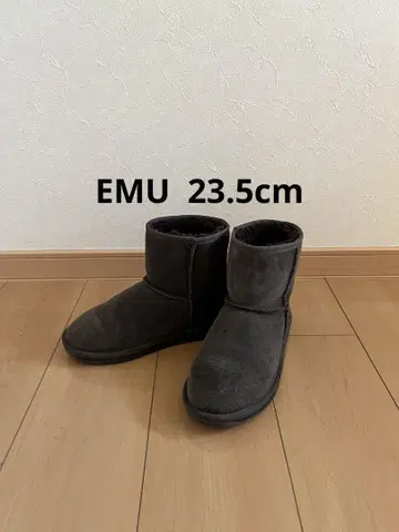 어그 부츠 23cm 다크 브라운 EMU