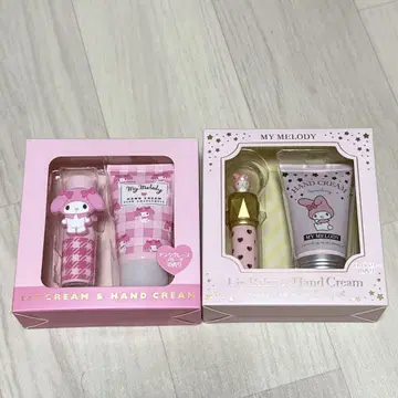 마이멜로디 립 & 핸드 크림 세트