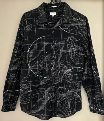 Paul Smith 폴스미스 별자리 별 패턴 우주 기하학 셔츠 L 사이즈