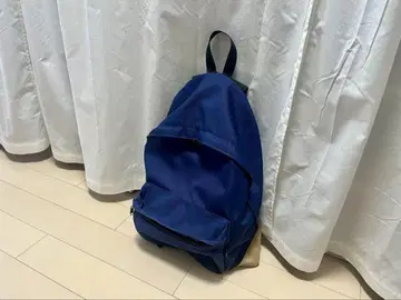 PACKING 네이비 나일론 스웨이드 백팩