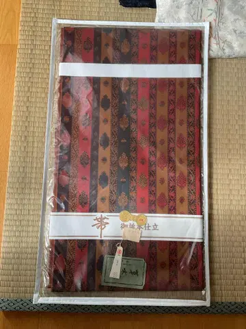 순수 실크 줄무늬 사라사 무늬 나고야 오비