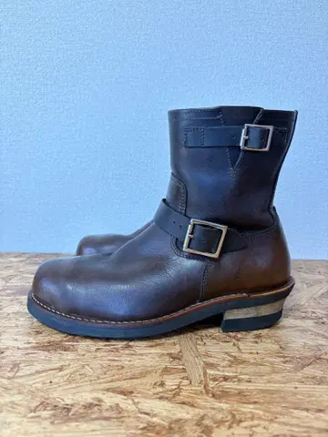 Hawkins 브라운 숏 엔지니어 부츠 HL40015