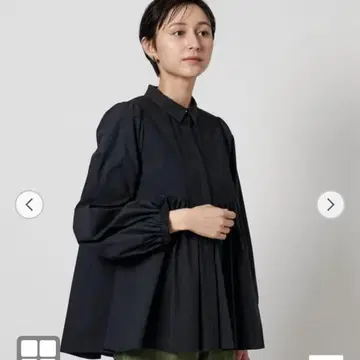 UNITED ARROWS 네이비 긴팔 셔츠