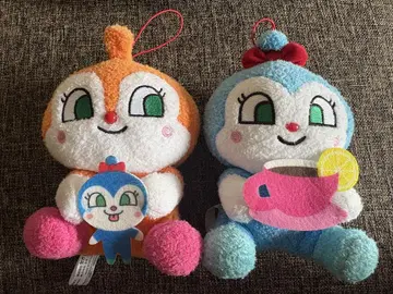 날아라! 호빵맨 짤랑이, 코찡이 세트 봉제 인형