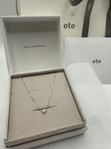 새상품 ete 레이어 싱글 볼 다이아