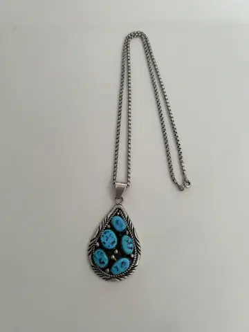 B.Johnson sterling 터콰이즈 목걸이