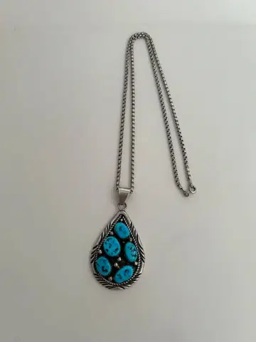 B.Johnson sterling 터콰이즈 목걸이