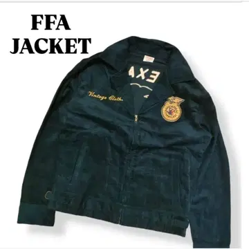 인기 FFA 자켓 복각 L 사이즈 네이비 숏 기장 짧은 기장 아메카지