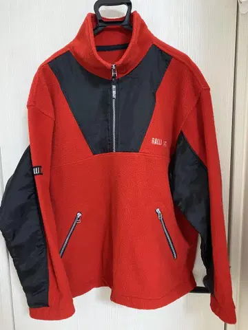 RALLIART 플리스 자켓 레드