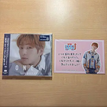 ONEW Life goes on 2CD 엽서 포함