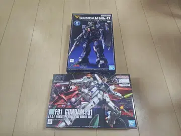 건담 Mk-II 리얼 타입 컬러 & F91 1/144 키트 세트
