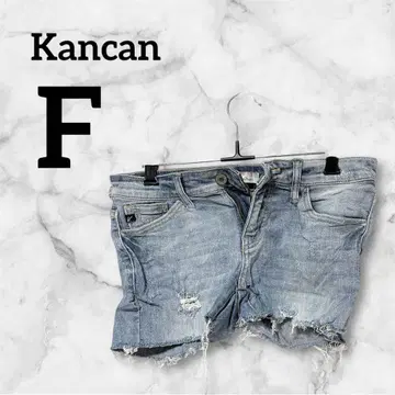 선착순 Kancan [ F ] 캔캔 데님 숏팬츠 라이트 블루