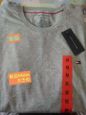 TOMMY HILFIGER 그레이 T셔츠 M
