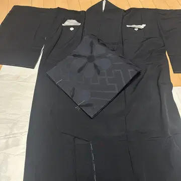 미사용 새상품 기모노 오동나무 문양 오비 세트