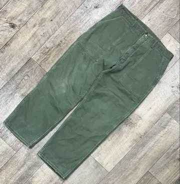 60'S BIG SMITH 탑 스냅 버튼 안감 부착 베이커 팬츠