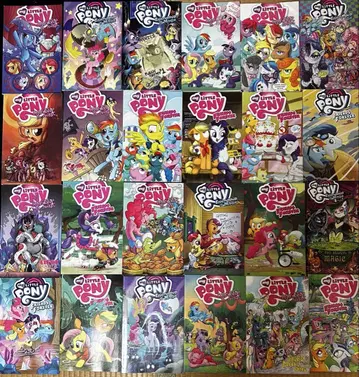 외국도서 아메리칸 코믹 Mylittlepony 24권 세트