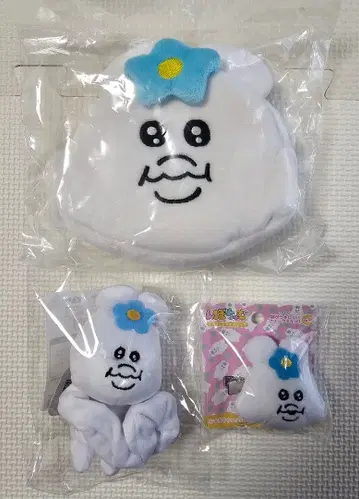 리버서블 파우치와 헤어 클립과 쪼콘구루미 스크런치 3개 세트