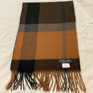 Brooks Brothers 체크 캐시미어 머플러