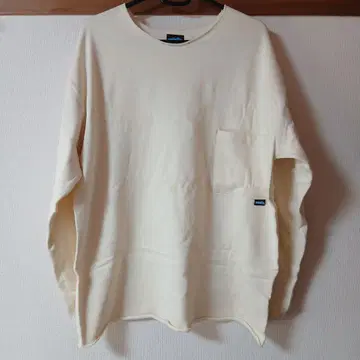 KAVU 긴팔 티셔츠 M 크림색