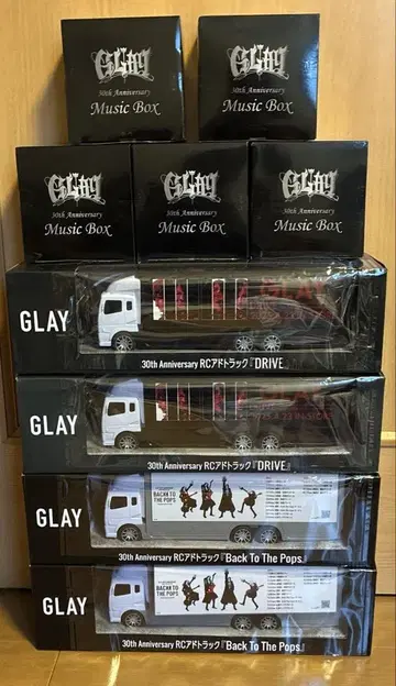 GLAY x GiGO 콜라보 경품 오르골 애드트럭 컴프 세트 30th
