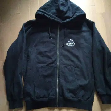 XLARGE 블랙 집업 후드티 M
