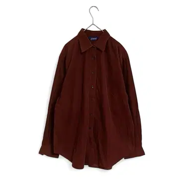 T504 jasmi 재스미 코듀로이 셔츠 긴팔 와인 레드 면 100