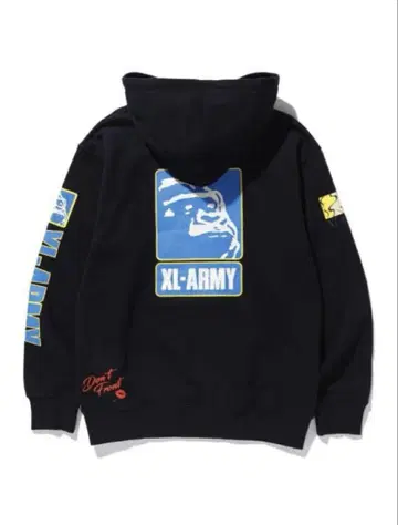 엑스라지 XLARGE 후드티 블랙