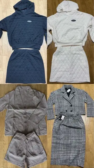 미사용 새상품 여성용 셋업