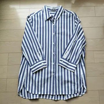 나라 까미체 티셔츠 블라우스 블루 IV 15호 3L 빅 사이즈