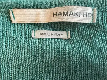 [ 2 ] HAMAKI-HO 가디건 그린 1회 착용 새상품급