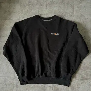 DISCOVER CARD Champion 로고 자수 맨투맨