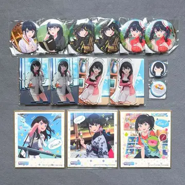 릿카 웹 복권 빅 캔뱃지 아크릴 스탠드 색지 특전 15점