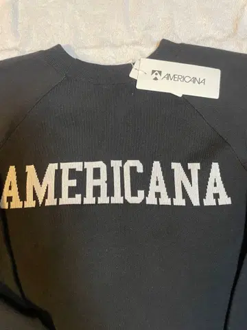 AMERICANA 블랙 트레이닝복