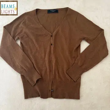 빔즈 가디건 가을 옷 긴팔 브라운 M