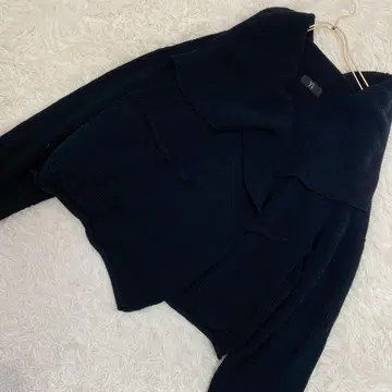 Y's 숏 기장 가디건 블랙 2 깔끔한 겉옷 돌려입기