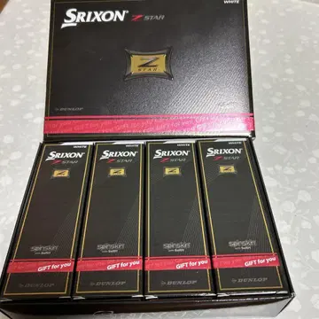 새상품 Srixon Z STAR 화이트 4개입