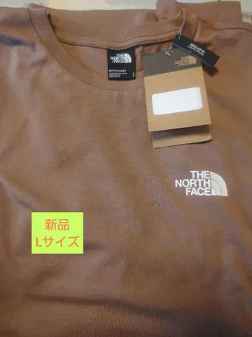 THE NORTH FACE 브라운 반팔 티셔츠 L 사이즈