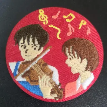 지브리 귀를 기울이면 자수 캔뱃지