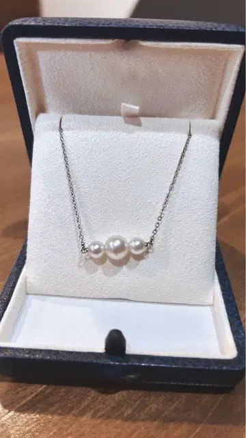 MIKIMOTO 진주 목걸이 3진주