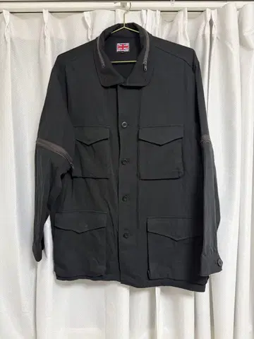 블랙 밀리터리 자켓 raleigh