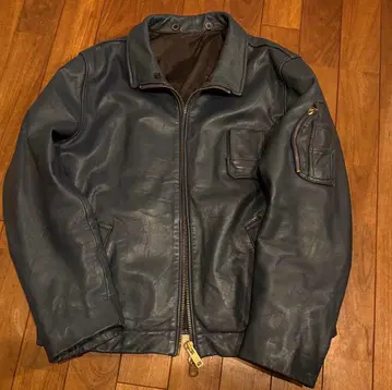 프랑스 공군 가죽 파이롯트 자켓 M 사이즈