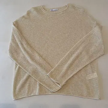 zara cotton linen sweater