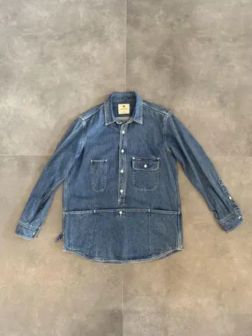 SNOW PEAK 필드 유틸리티 풀오버 INDIGO [ M ]