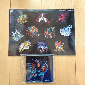 포켓몬 ZA 메가 리자몽 X 아크릴 코스터 & 스티커