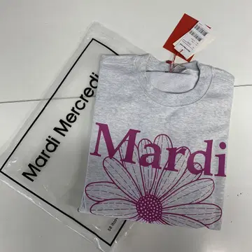 Mardi 꽃무늬 프린트 트레이닝복 그레이